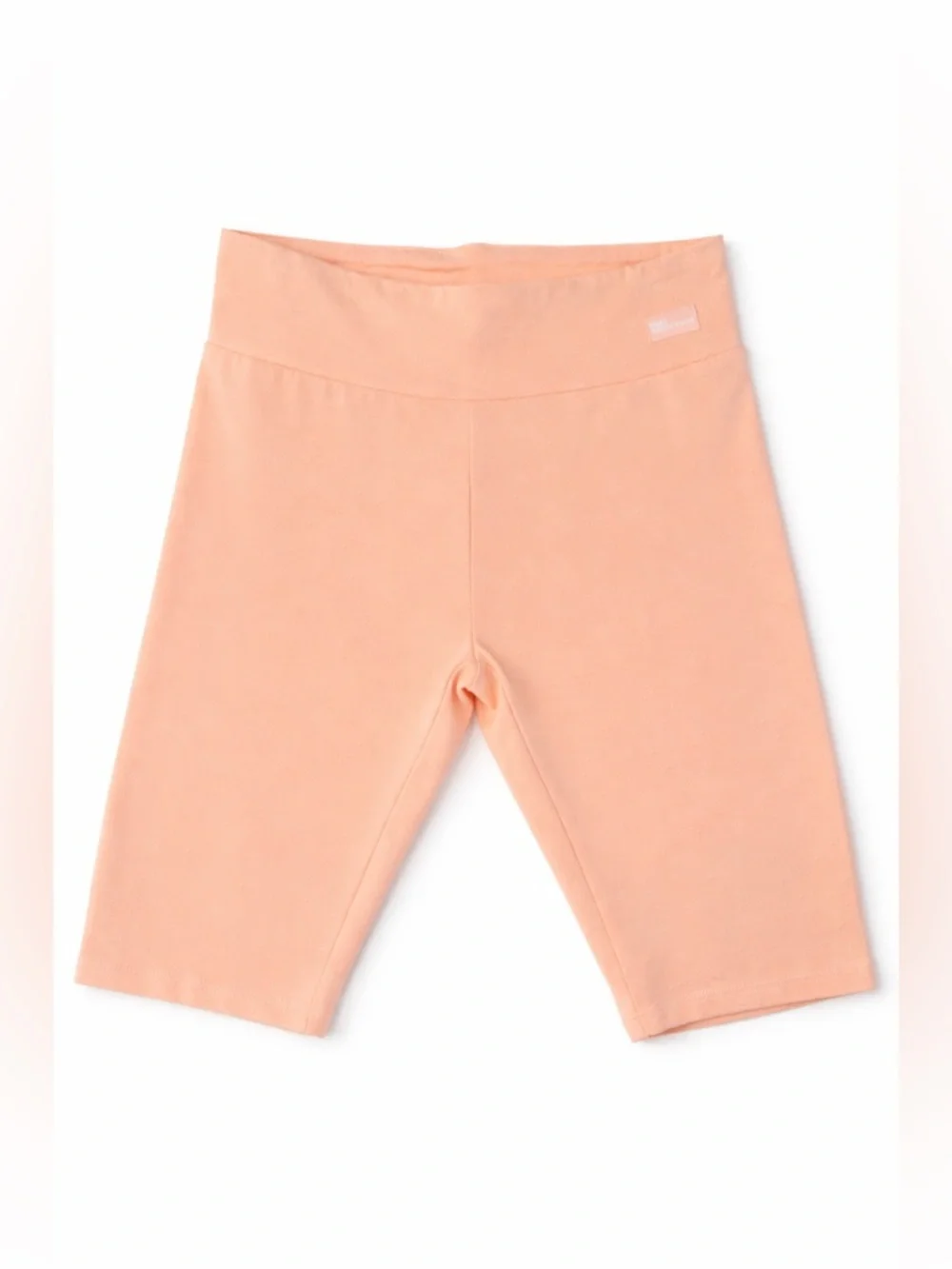 🍑✨ Zara Kids High-Waist Peach Bike Shorts | Size 13–14 | Like New
